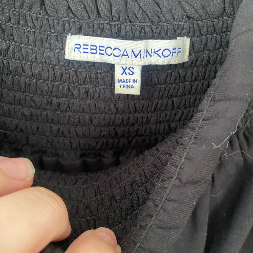 Rebecca Minkoff black off the shoulder dress - Picture 2 of 6